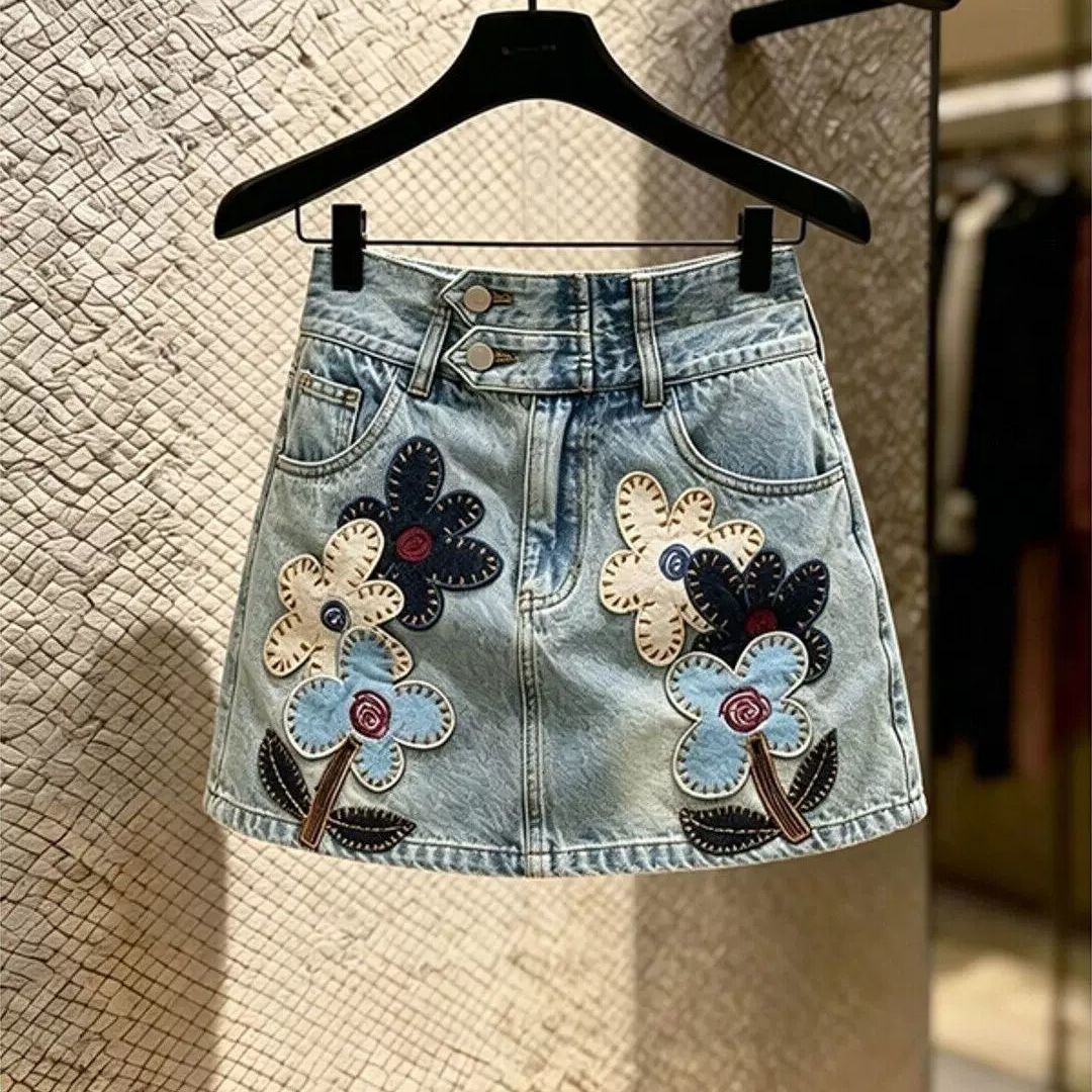 Summer Clothing New Look - Falda vaquera de moda coreana 2026,