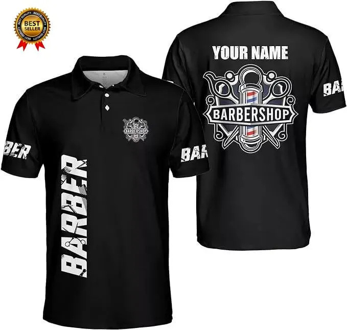 Summer Clothing Name - Polos de manga corta para peluquero,