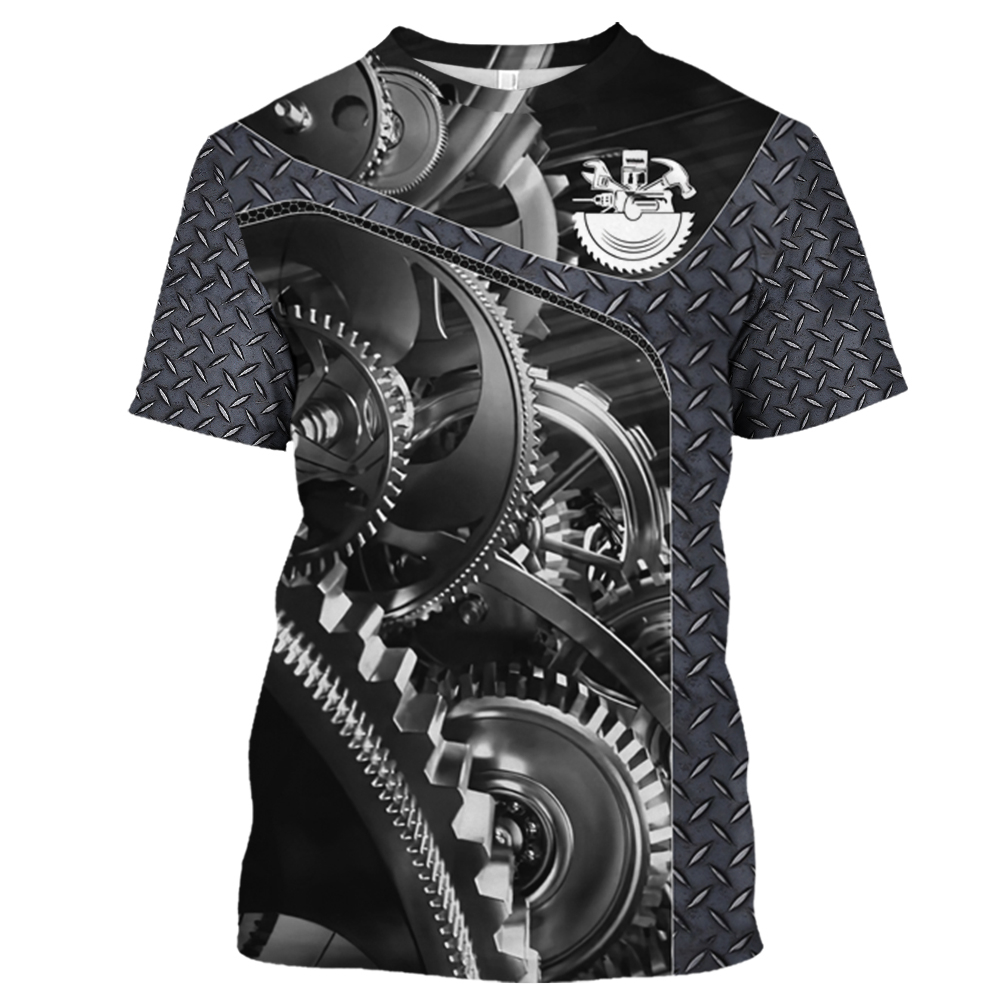 Summer Clothing Name - Camiseta Vintage con estampado 3D de