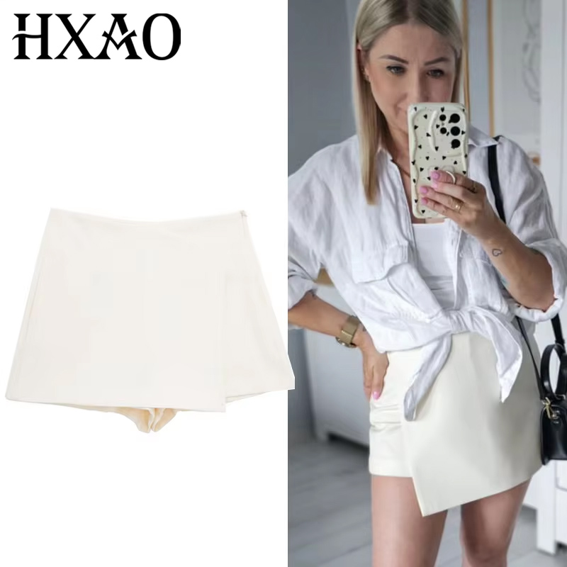 Summer Zara - HXAO falda blanca y negra, pantalones