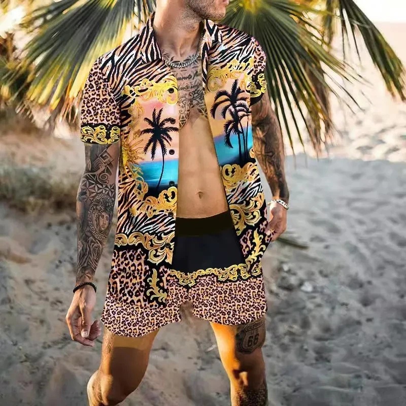 Summer Clothing For A Beach - Conjunto de Camisa y Pantalones Cortos