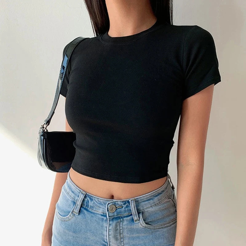 Summer Zara - Camiseta de manga corta para mujer,
