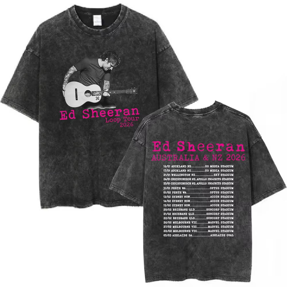 Camiseta Vintage Lavada Ed She - Summer Clothing Women Australia reseña y precio