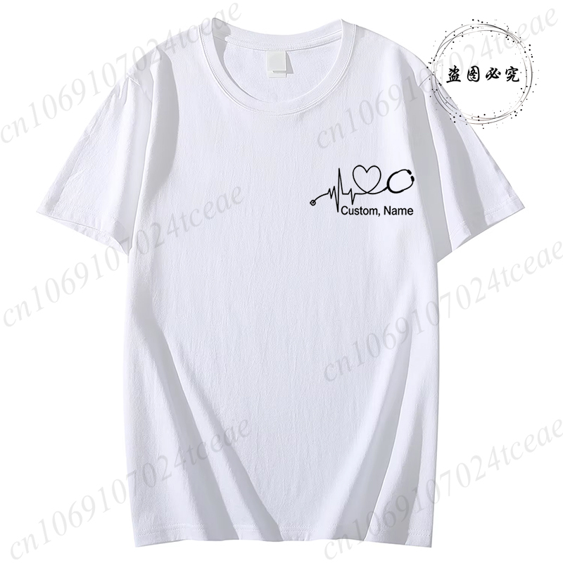 Camiseta de enfermera con nomb - Summer Clothing Name reseña y precio