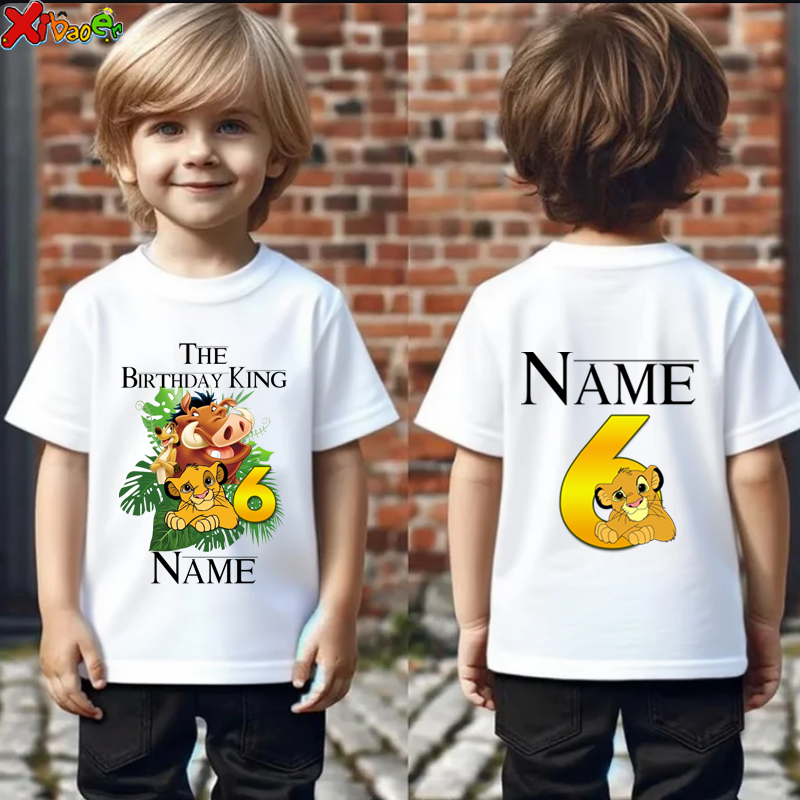 Camisas de cumpleaños para niñ - Summer Clothing Name reseña y precio