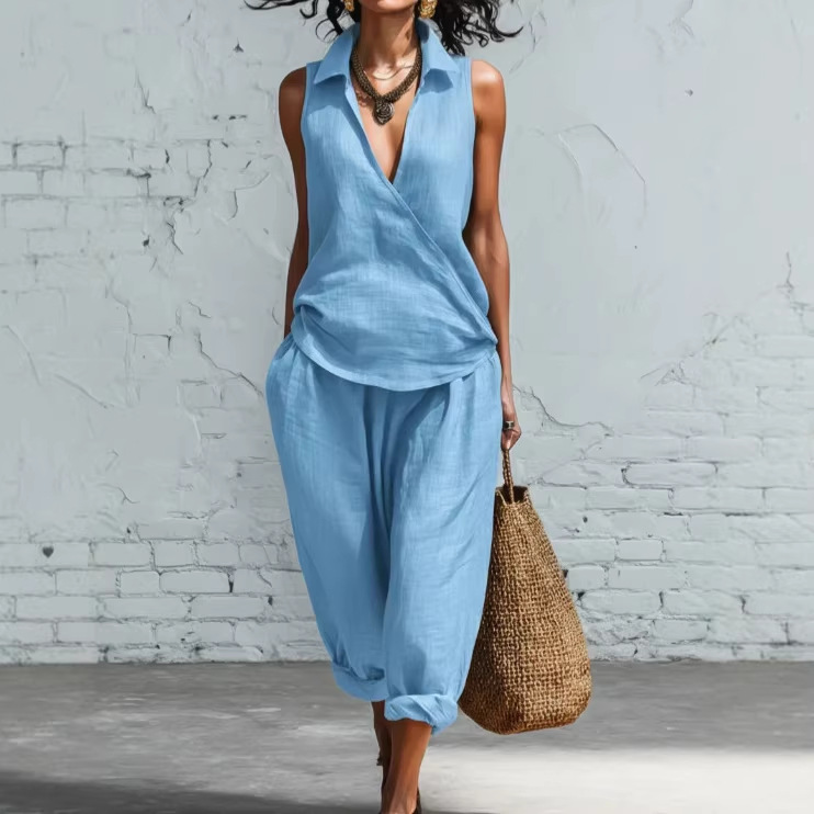 Conjunto de Dos Piezas de Lino - Summer Zara reseña y precio