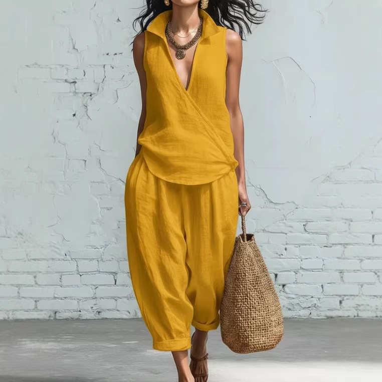 Conjunto de Dos Piezas de Lino - Summer Zara reseña y precio