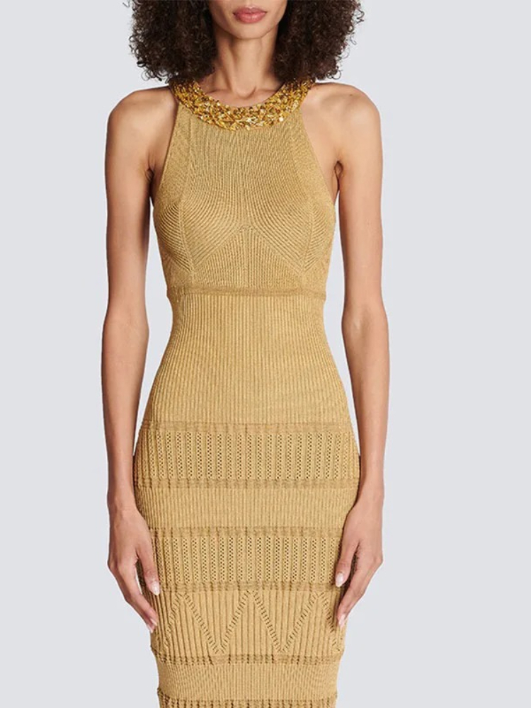 Vestido Elástico de Punto de M - Summer Clothing New Look reseña y precio